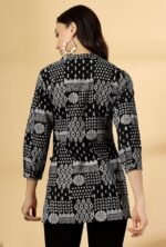Women's Cotton Printed Short Regular Kurti - Image 4